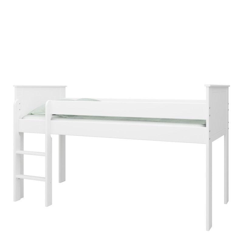 Alba White Wooden Mid-Sleeper 4