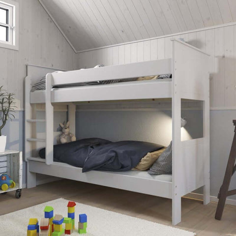 Alba White Wooden Bunk Bed
