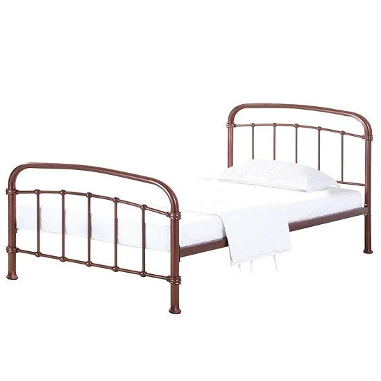 copper metal bunk bed