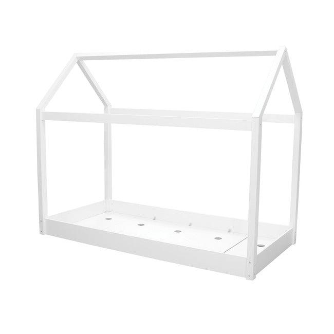 Wooden Tent Bed White Frame