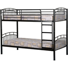 Black Metal Bunk Bed Fram 3'
