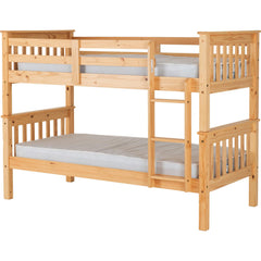 Neptune Oak Wood Bunk Bed 1