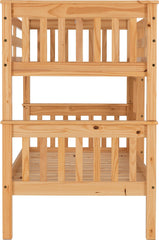 Oak Wood Bunk Bed Frame 2
