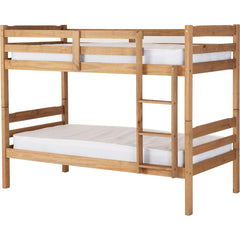 Panoma Natural Wax Kids Bunk Bed
