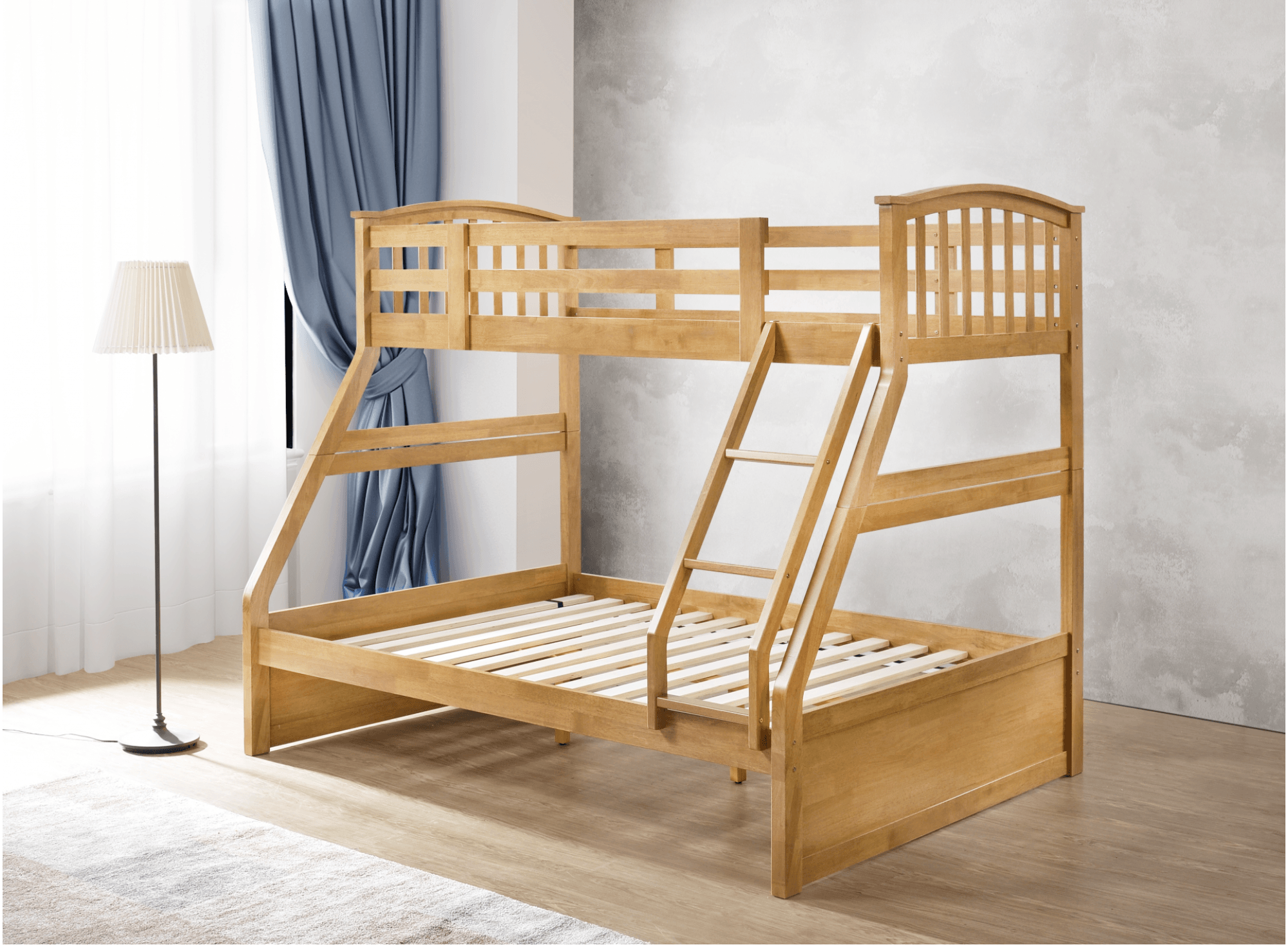 Oak Triple Sleeper Bunk Bed 6