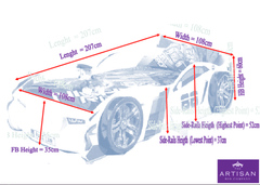 Turbo Kids White Single Car Bed Frame Size