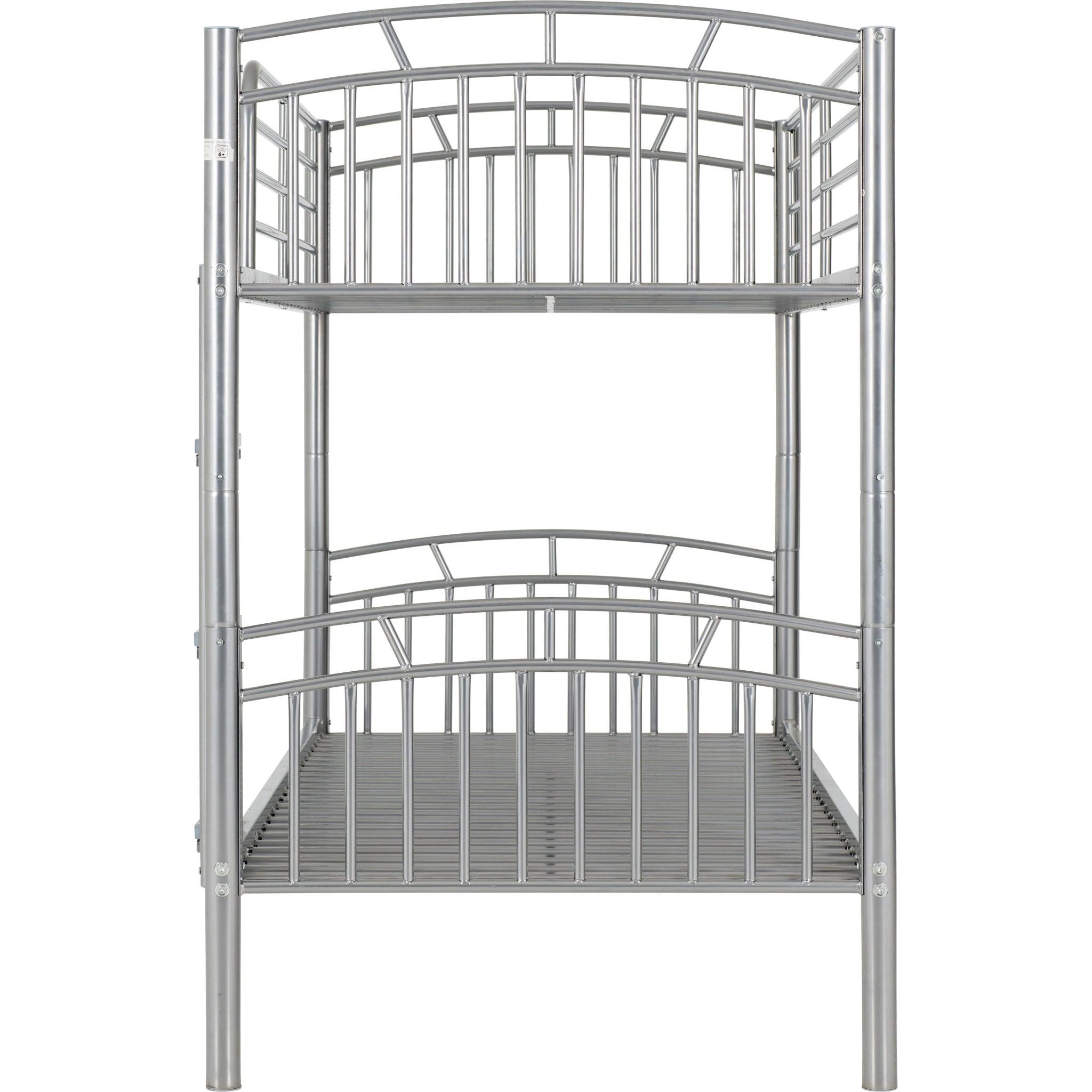 Ventura 3 Metal Bunk Bed Frame Side