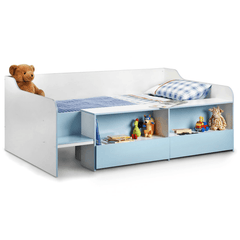 Low Sleeper Bunk Bed Blue 2