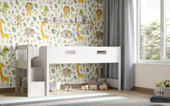Charlie Midsleeper Steps Bunk Bed Frame Only 2