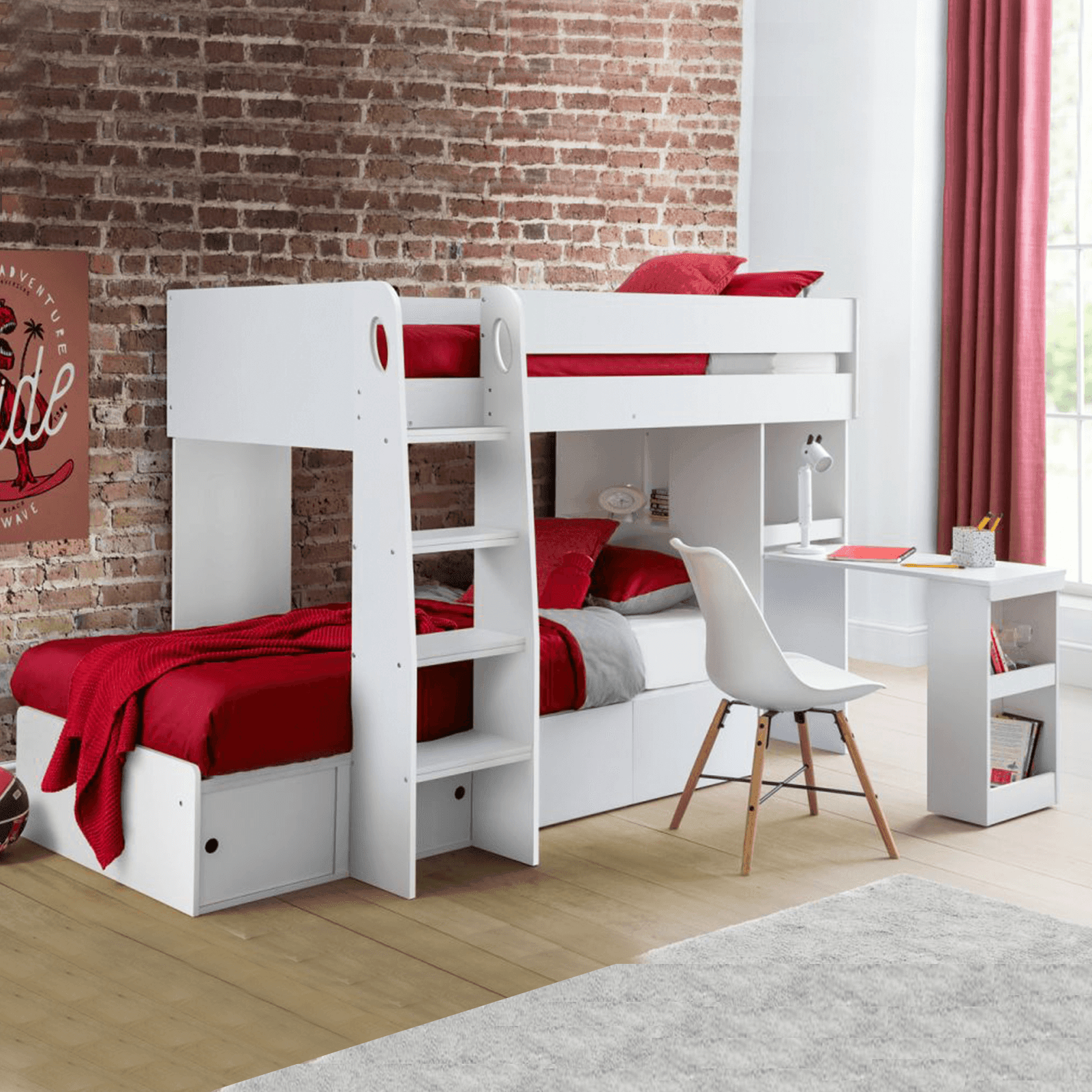 Julian bowen eclipse bunk bed white