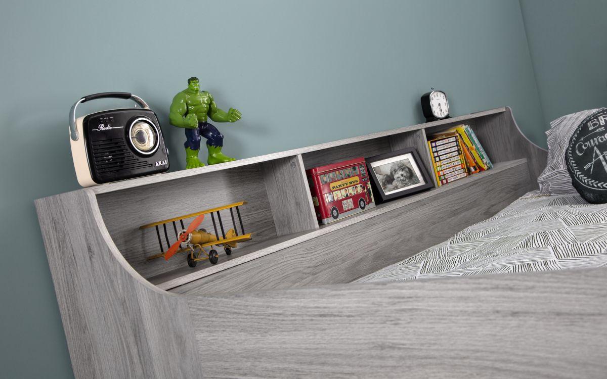 bunk bed shelf wooden 1
