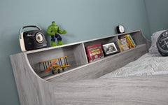 bunk bed shelf wooden 1