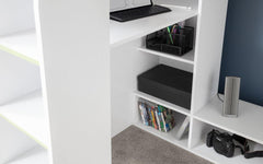 Nebula Gaming Bed Shelves White