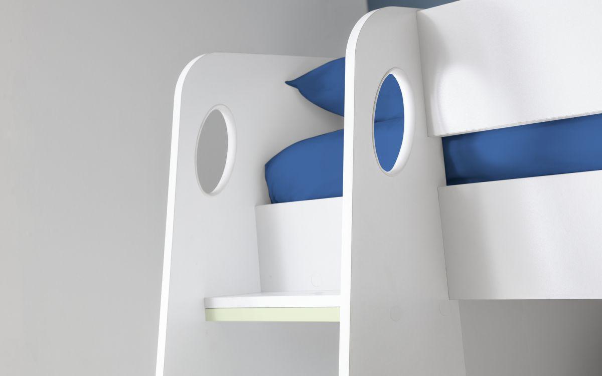 Nebula Gaming Bed White Handles