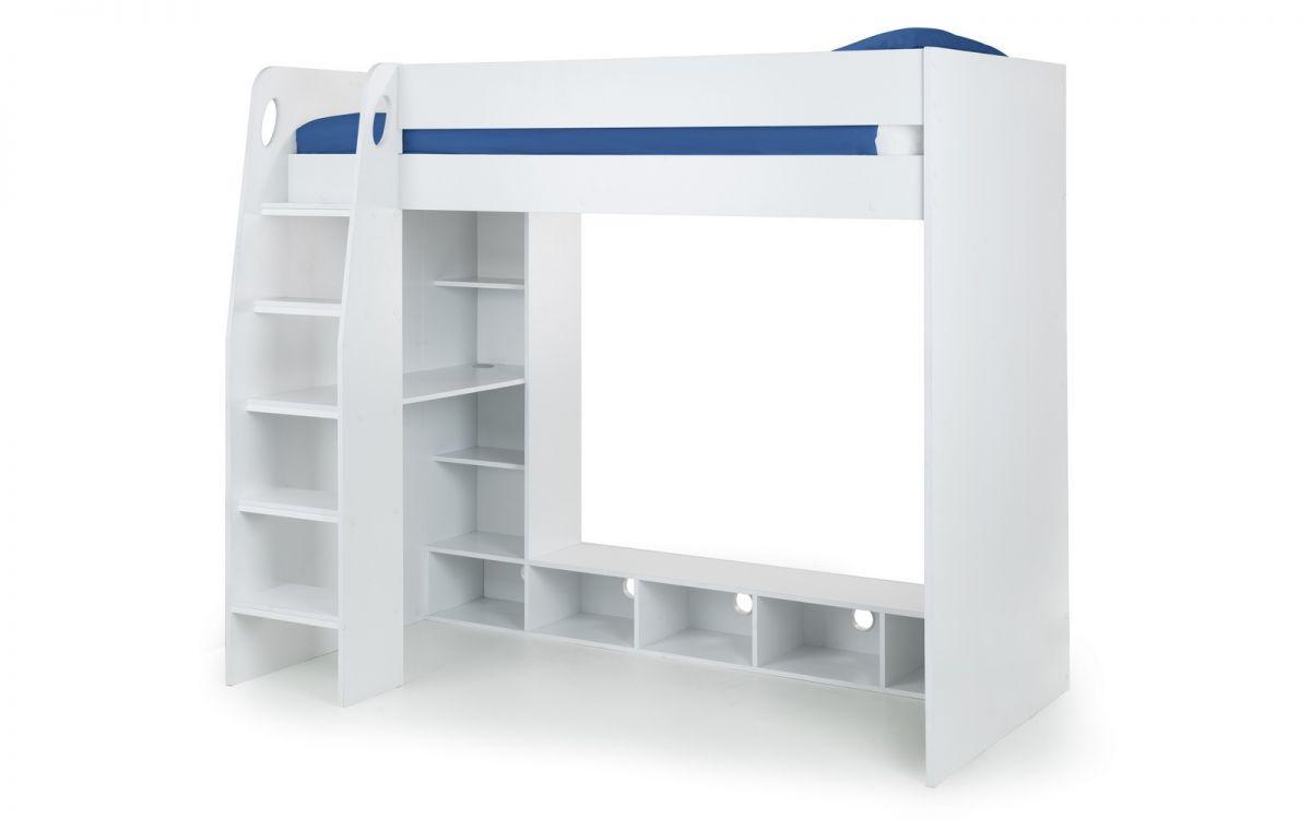 Nebula Gaming Bunk Bed Frame White