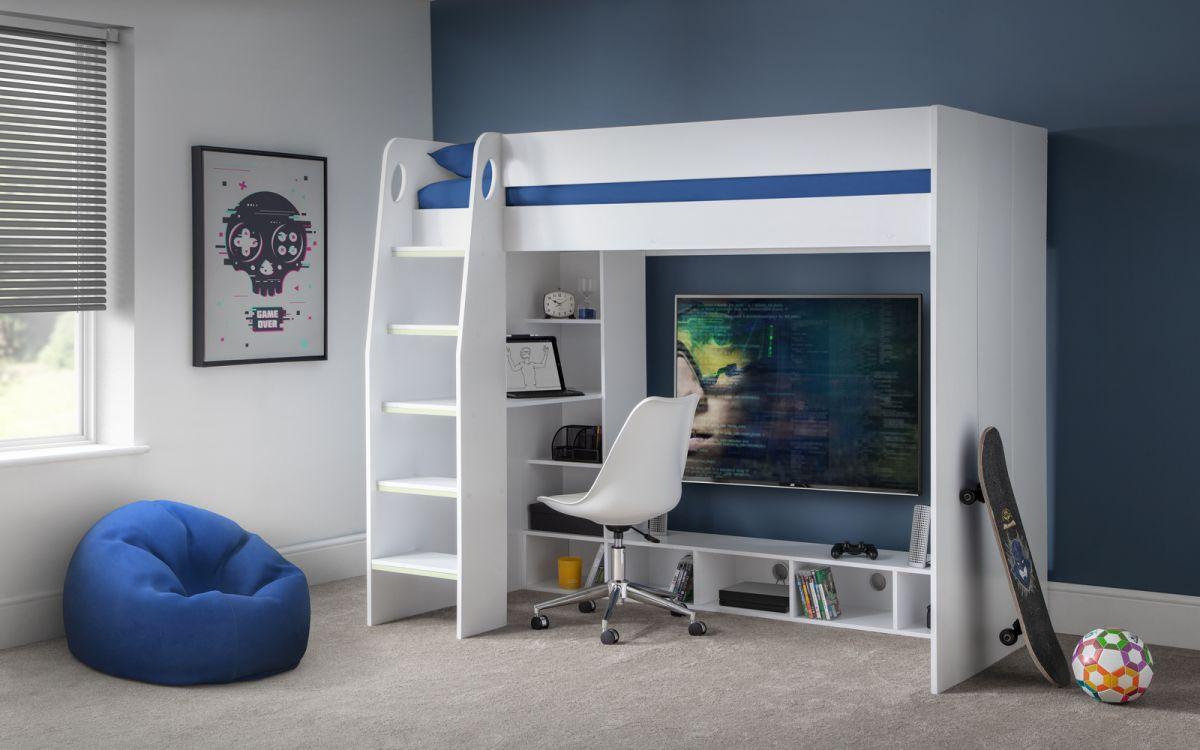 Nebula Gaming Bed White 3