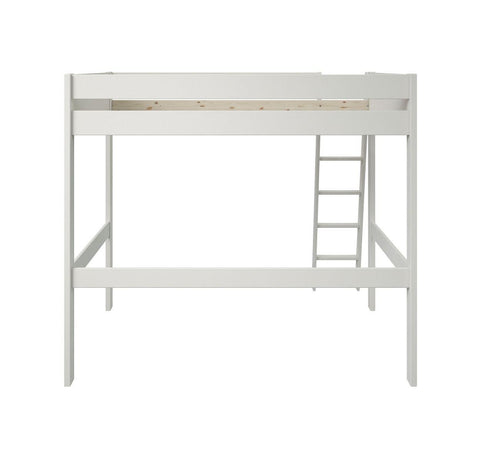 Noomi Small Double High Sleeper Bunk Bed Frame in White - Complete Comfort Beds