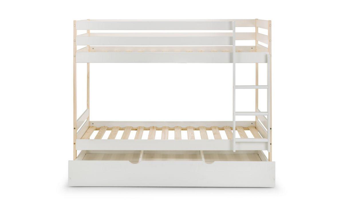 Nova Solid Pine Wooden Bunk Bed Underbed