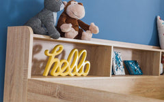 Orion Bunk Bed Sonoma Oak Shelves