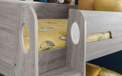 Orion Bunk Bed Grey Oak Handles