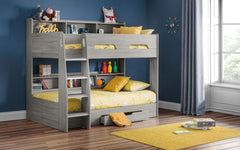 Orion Bunk Bed Grey Oak Front