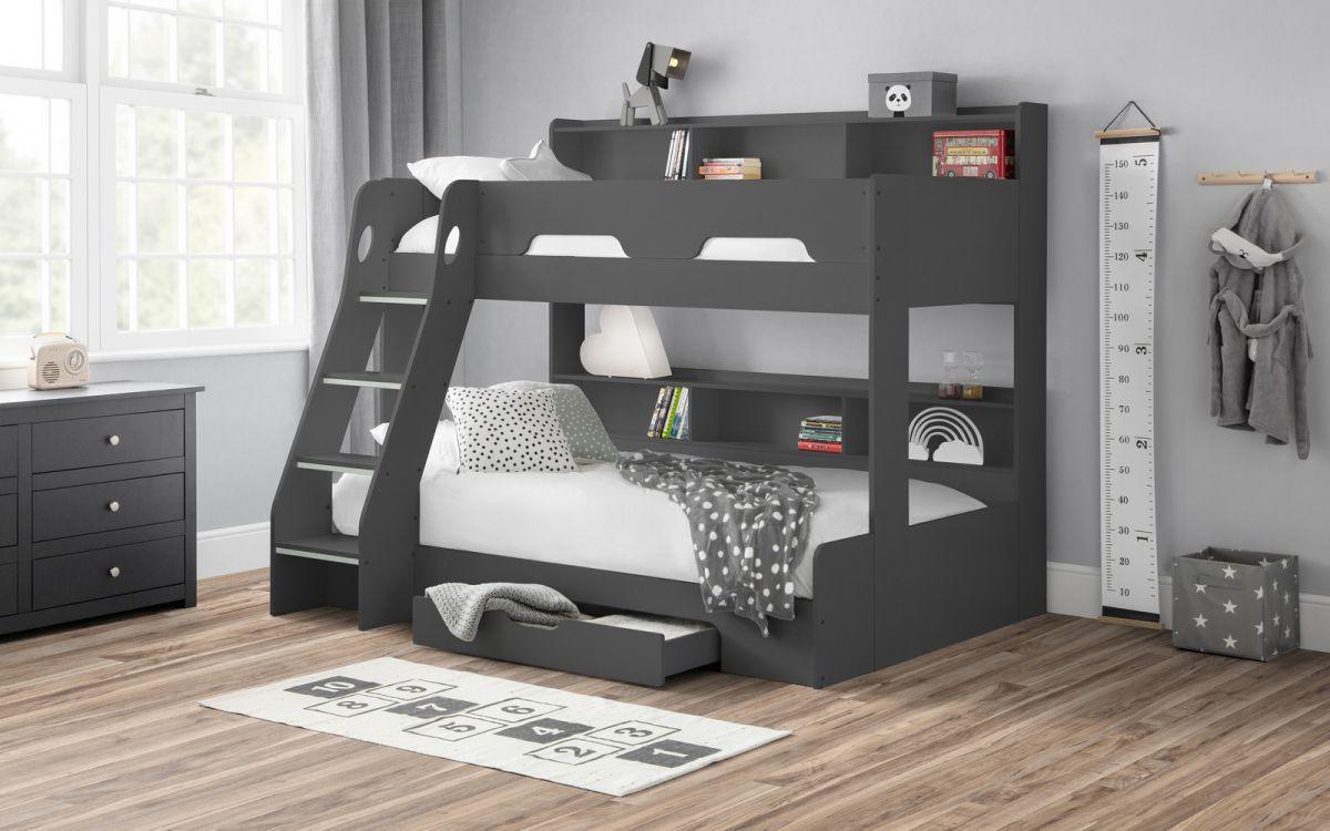 Orion Triple Sleeper Bunk Bed Black 2
