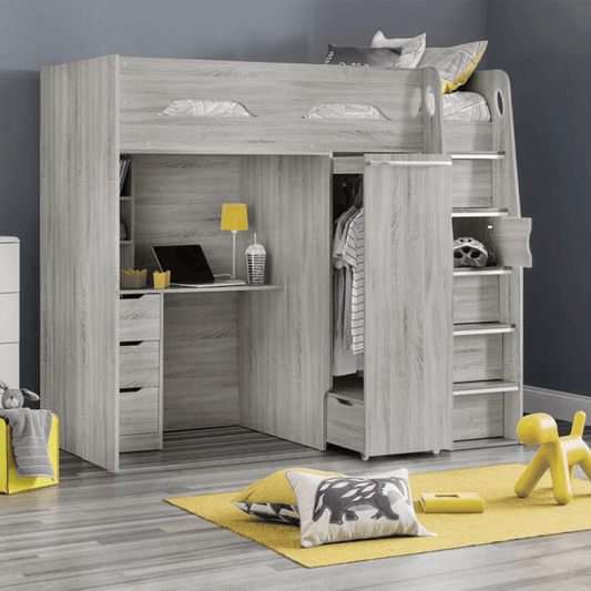 Pegasus Highsleeper Grey Oak 1