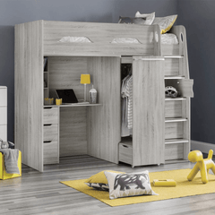 Pegasus Highsleeper Grey Oak 1