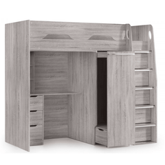 Highsleeper Grey Oak Bunk Bed