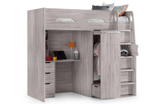 Highsleeper Grey Oak Bunk Bed 2