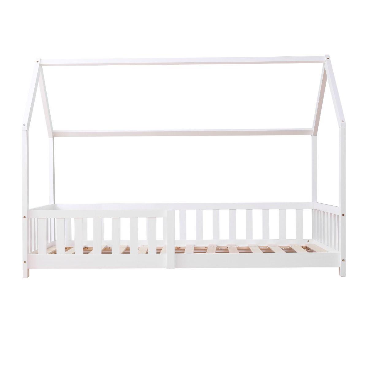 Explorer Playhouse Bed White Frame