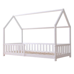 Explorer Playhouse Bed White Single Frame 2