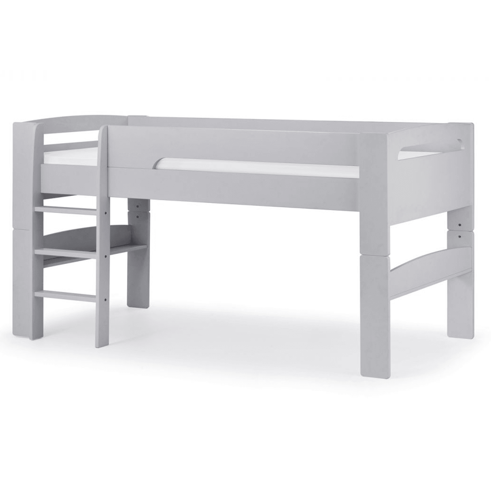 Pluto Mid-Sleeper Bunk Bed Grey 2