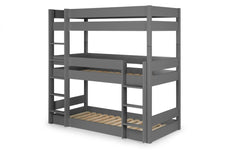 Black Three sleeper Bunk Bed