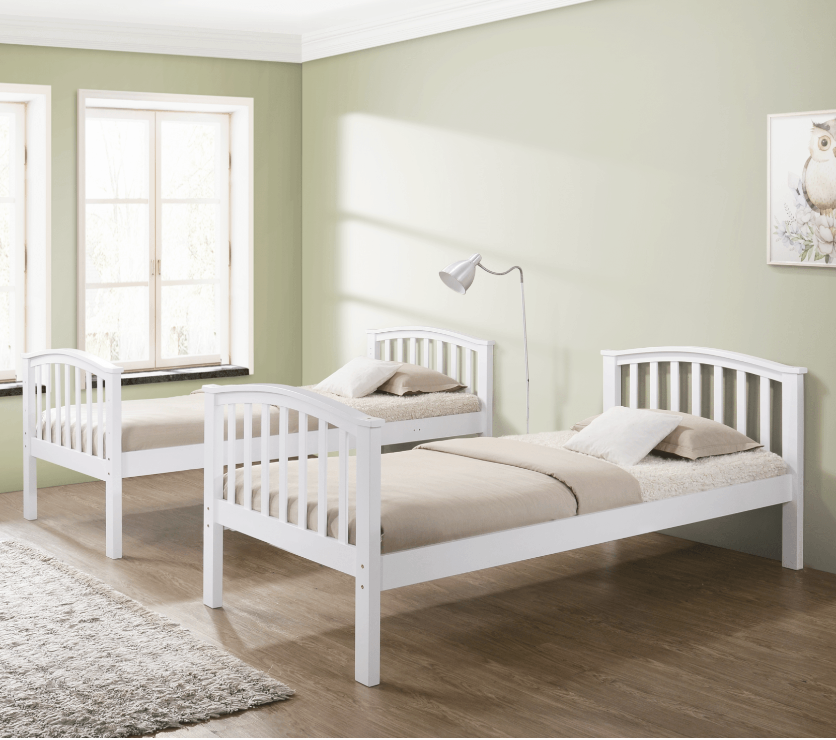 curved bunk bed single sleeper