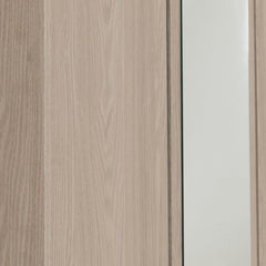 Paris 3 Door Mirrored Wardrobe - Smoked Ash Effect