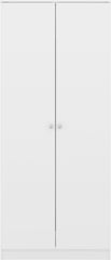 Denver 2 Door Wardrobe - White Gloss