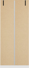 Denver 2 Door Wardrobe - White Gloss