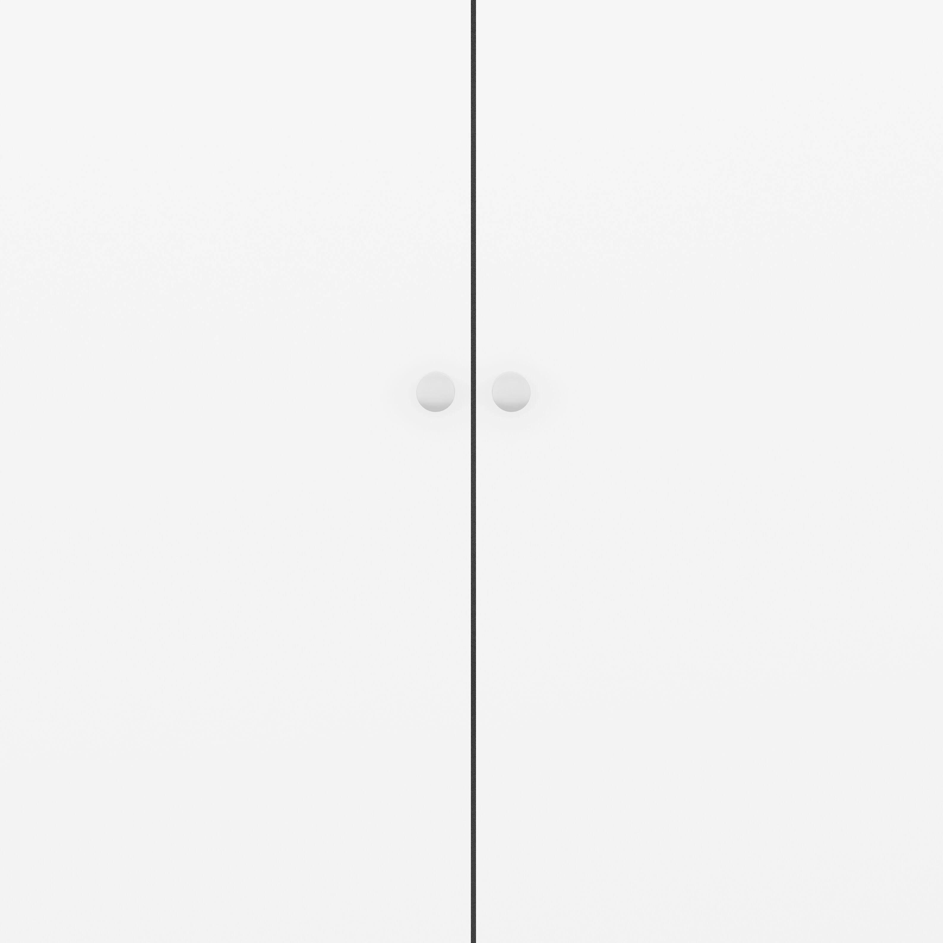 Denver 2 Door Wardrobe - White Gloss