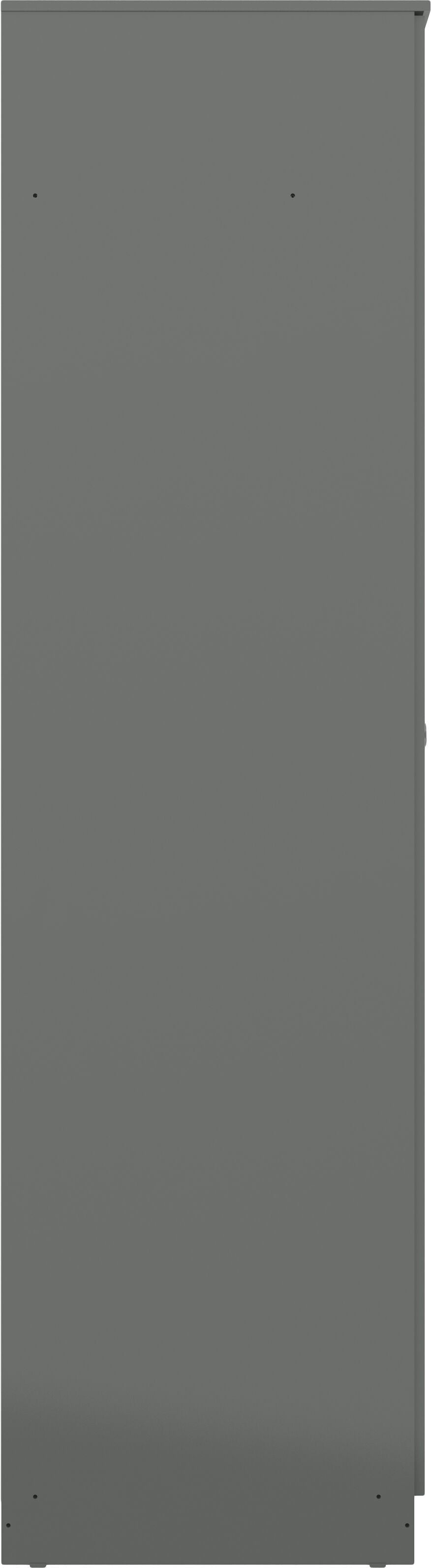 Denver 2 Door Wardrobe - Grey Gloss