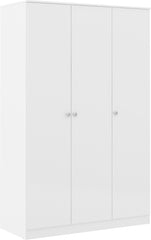 Denver 3 Door Wardrobe - White Gloss