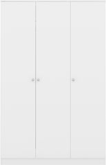 Denver 3 Door Wardrobe - White Gloss
