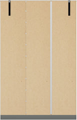Denver 3 Door Wardrobe - Grey Gloss