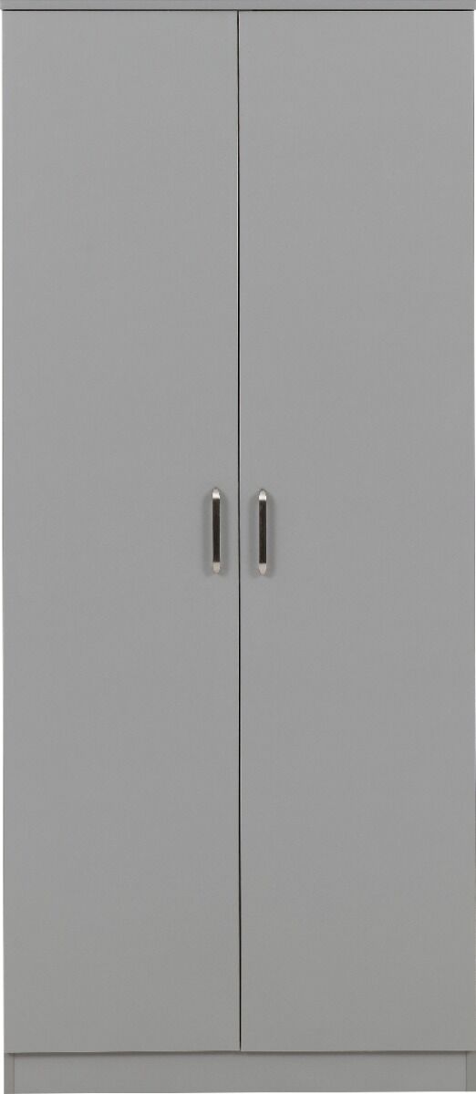Dakota 2 Door Wardrobe - Light Grey