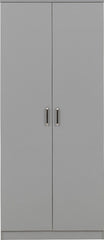 Dakota 2 Door Wardrobe - Light Grey