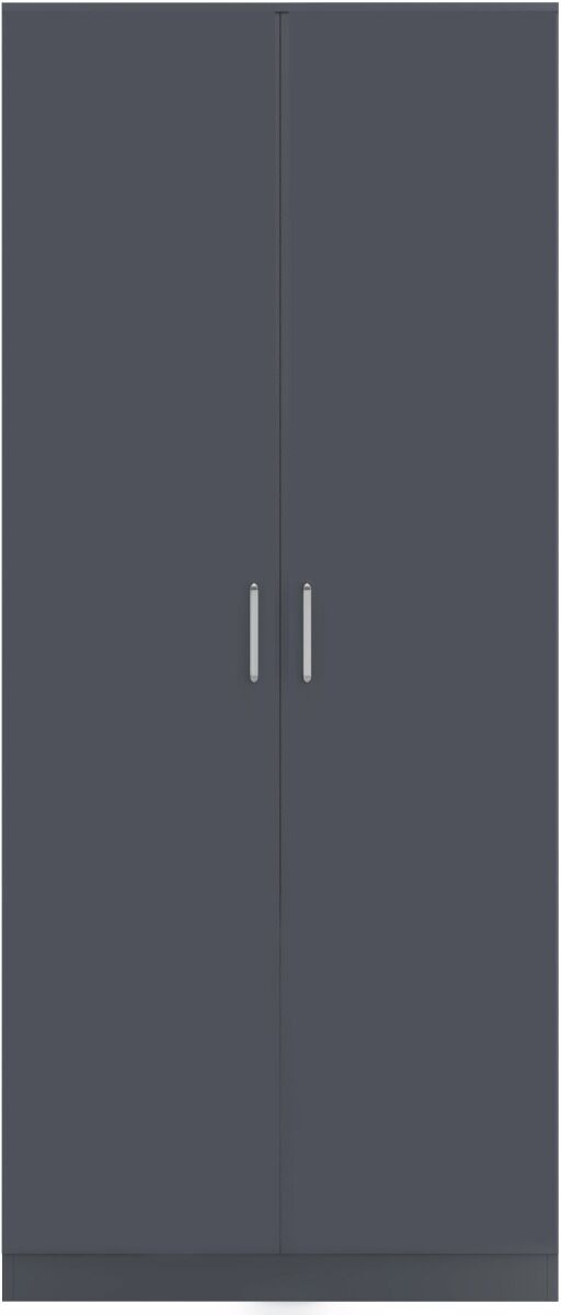Dakota 2 Door Wardrobe - Dark Grey