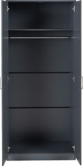 Dakota 2 Door Wardrobe - Dark Grey