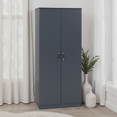 Dakota 2 Door Wardrobe - Dark Grey