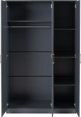 Dakota 3 Door Wardrobe - Dark Grey