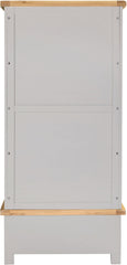 Windsor 2 Door 1 Drawer Wardrobe - Pebble Grey/Oak